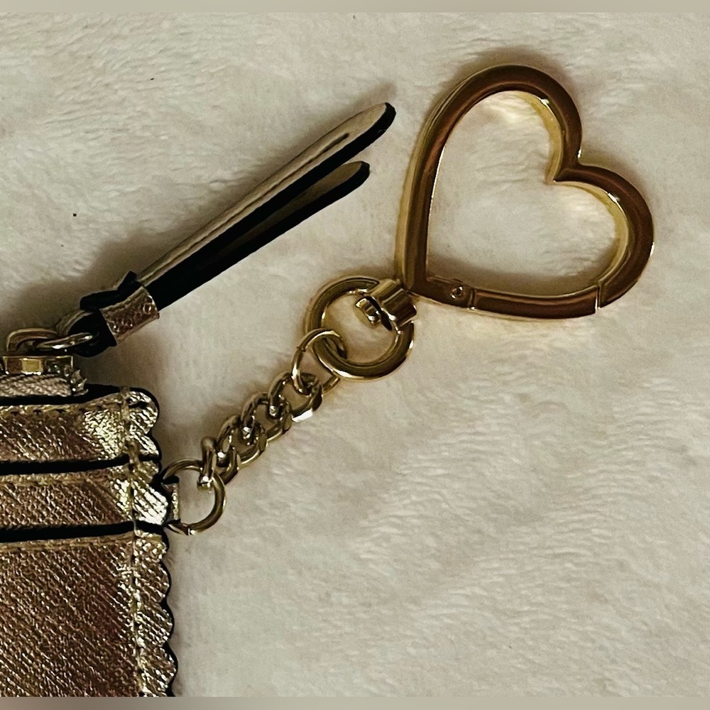 💓VICTORIA’S SECRET Card Case Keychain. Gold. - Picture 4 of 6